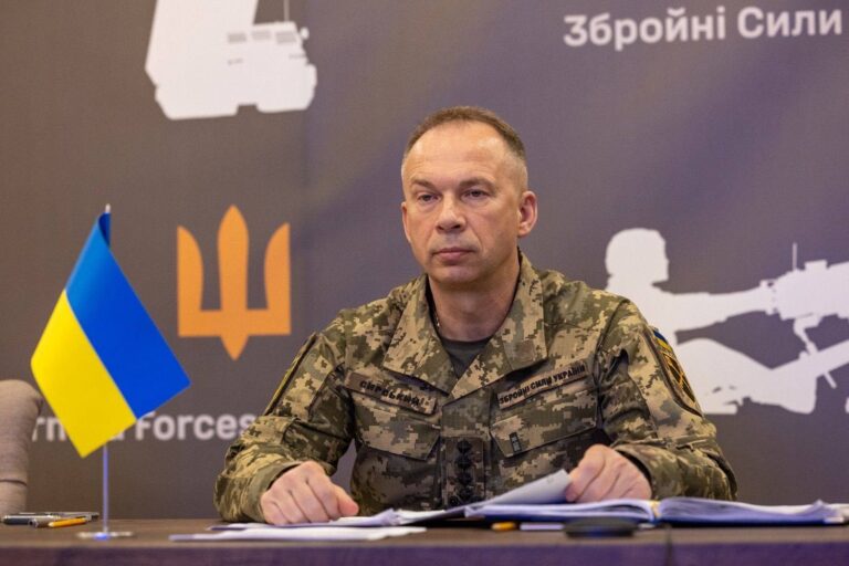 Олександр Сирський на посаді головнокомандувача ЗСУ