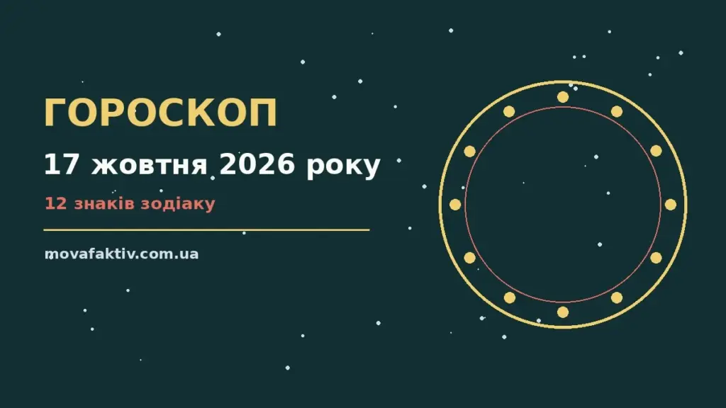 Щоденний гороскоп на 17 жовтня 2026 року, чашка кави та записник