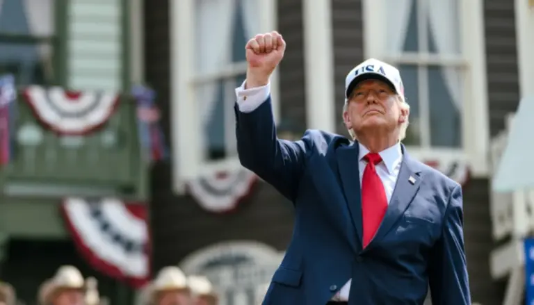 Президент США Дональд Трамп під час спілкування з пресою в Овальному кабінеті Білого дому, 7 жовтня 2026 року